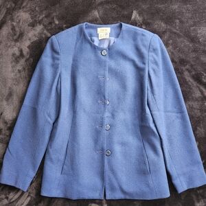 Talbots Blazer Navy Blue Size 6
